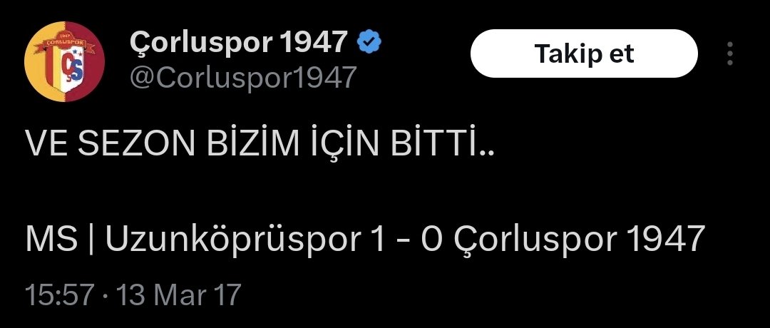 UzunkopruEN's tweet photo. Guess the season is definitely NOT over for you anymore! 😉
From fierce local derbies to the TFF 2nd League... Huge congratulations to our neighbors @Corluspor1947 on their championship! 🥳
Best of luck in the new league, guys! 🟥🟨🟩 https://t.co/j3hTImEZhp