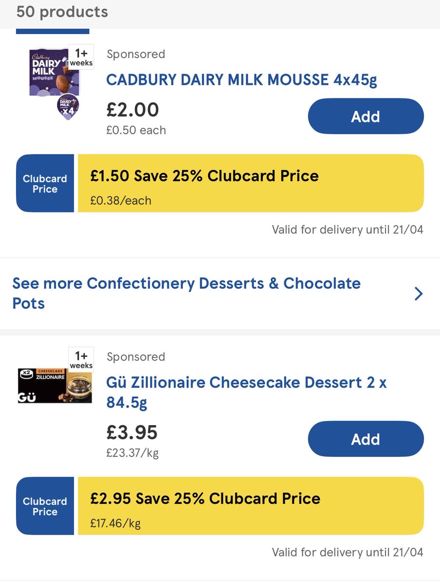 bran_di98's tweet photo. @Tesco Hi! There are many items on your app that show offers which have expired. If I was to purchase an item on offer with an expired date, do I still get it at the discounted price? I’ve provided a few examples. Thanks! :) https://t.co/JZDAccai2p