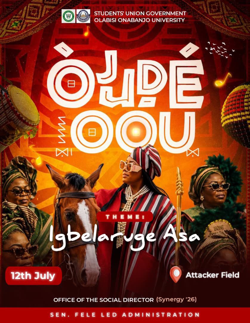 StudentUnionOOU's tweet photo. Ojude OOU ✨🔥

A beautiful blend of culture, fashion, pride, and pure OOU energy. From the colors to the steeze, every moment speaks tradition, class, and unforgettable vibes.

Rooted in culture. Driven by style. Proudly OOU. 💫

https://t.co/RnTKMHEk4c https://t.co/0HAVbZaSBh