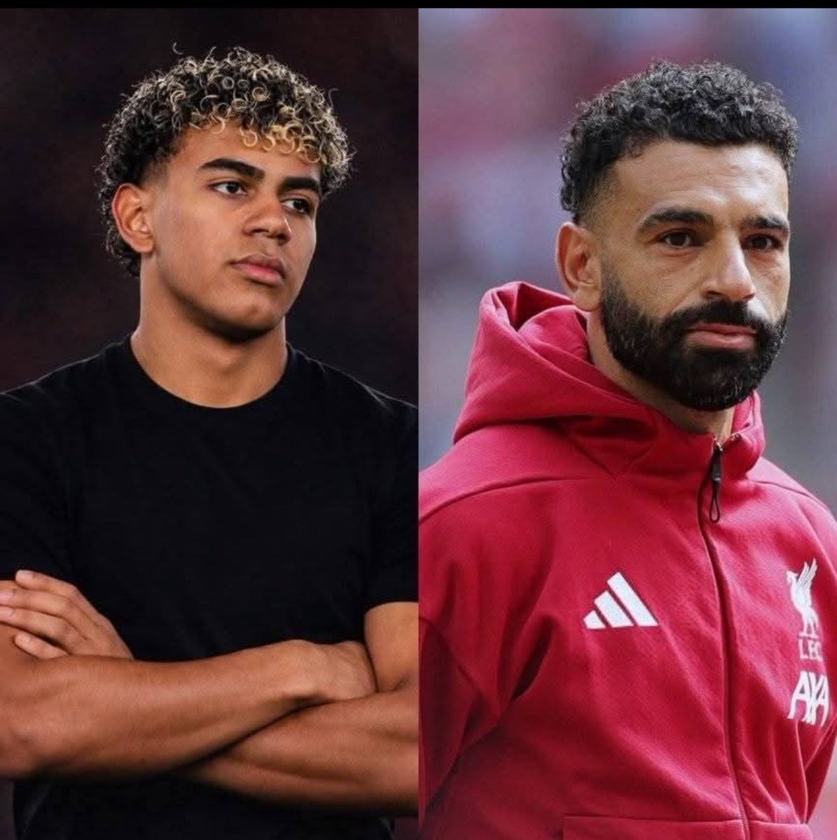 democratic010's tweet photo. #محمد_صلاح 33 سنه  , يحتفل بأعياد الكفار + يعزي اليزابيث + لم يصرح تصريح واحد يناصر اخوانه في فلسطين الحره 

لامين يمال 18 سنه انولد بأسبانيا ناصرهم ورفع العلم دون الخضوع او الخوف من احد 

المرجله لامين ولا عزاء للمتخاذلين 

#لامين_يمال فخر العرب 🤍 https://t.co/PGJT5VLntY