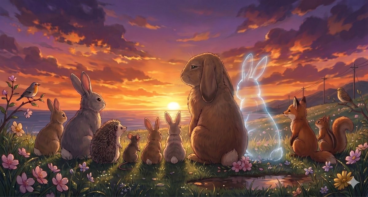 Grieving Rabbit tweet media