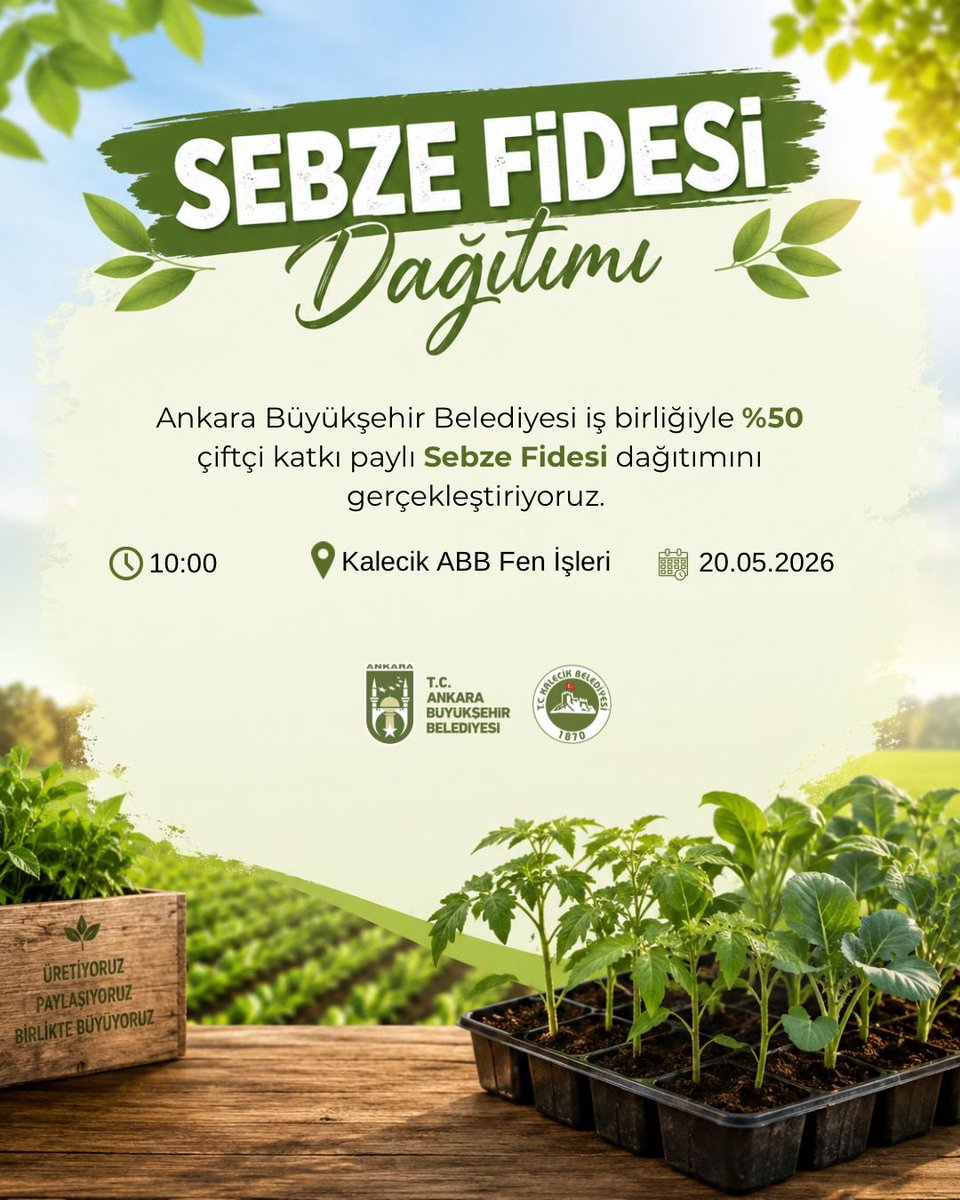 Kalecik Belediyesi tweet media