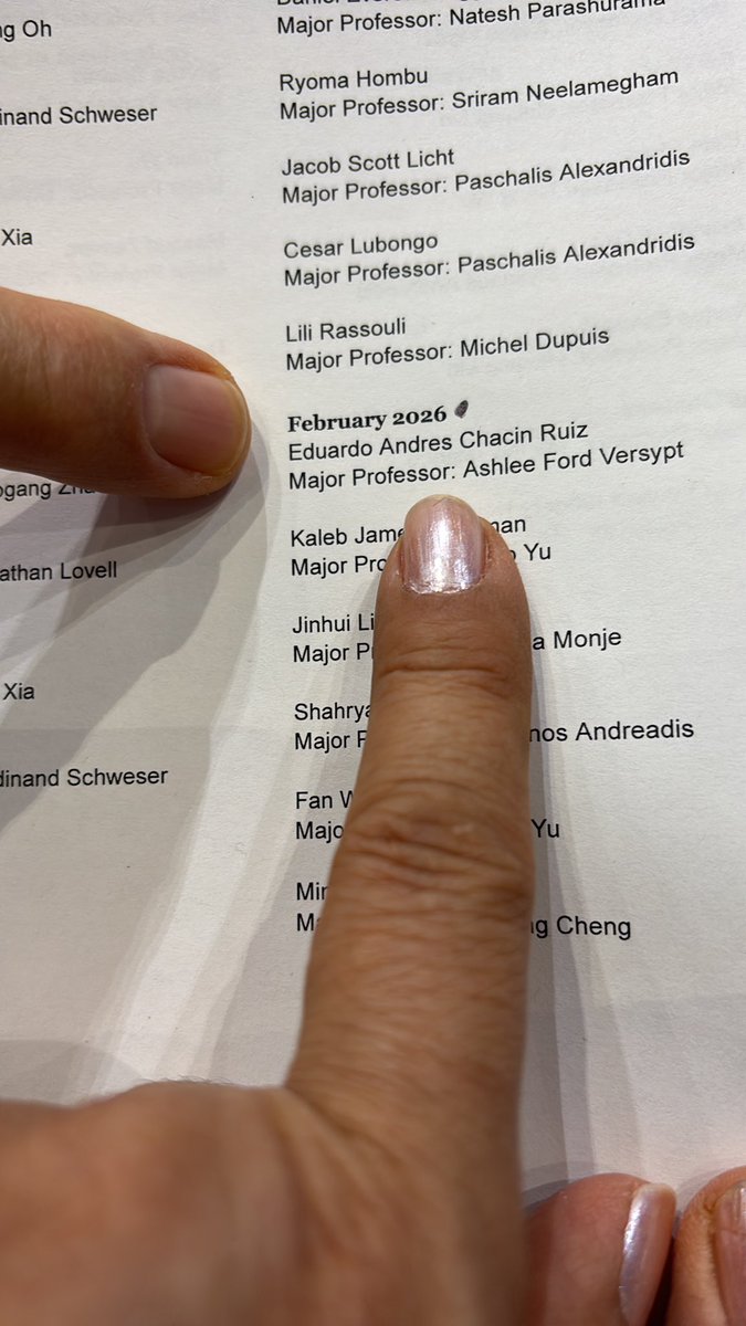 pazucafe's tweet photo. Eduardo BIG BIG achievement! A PhD form UB all the way from Maracaibo to Buffalo!
Who said it was not possible?!!

#UBClassOf2026 https://t.co/h6bfypqWIk