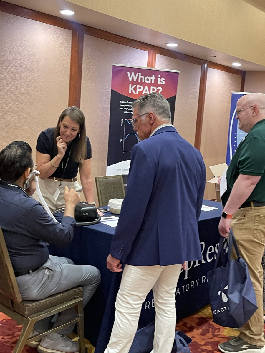 SleepResKares's tweet photo. If you’re around St. Louis for the
@getMOsleep1
Conference, stop by and experience Kricket powered by KPAP.  #CPAP #SleepApnea #KPAP #Kricket https://t.co/5xihqwwXB3