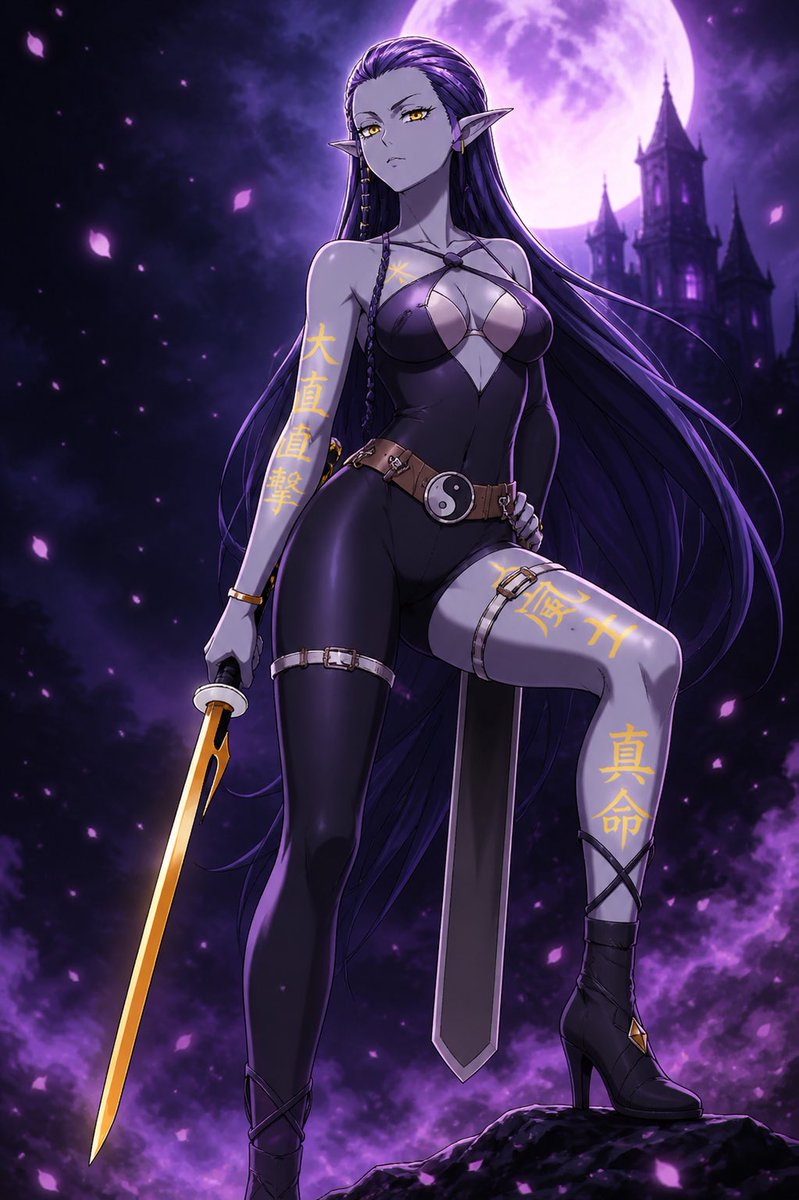 Isekai_Verse's tweet photo. 🗡️🌸 Lady Katakana moves through the shadows of Necrogard like a whisper before the storm. Elegant. Deadly. Unforgiving.

Some warriors seek glory… she seeks perfection. 👁️

#Isekaiverse #MysticReign  #Anime #Fantasy #Web3 https://t.co/EiFf92EayS