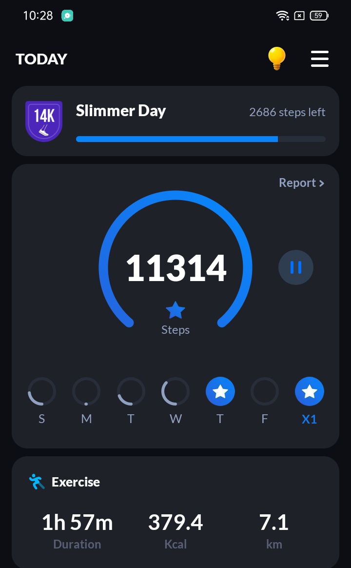 FRIEDYOONGI's tweet photo. Day 3 of 10k steps 😋✨ https://t.co/fJgu47BqY3