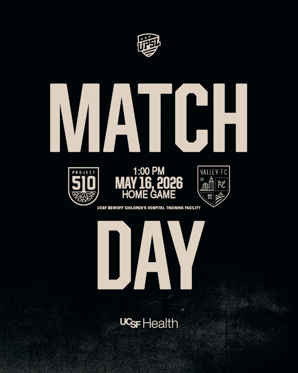 Project51O's tweet photo. Best part of the weekend.

🆚 Valley 559 FC
🗓️ Today 
⏰ 1:00 PM PT 
🏟️ UCSF Health Oakland Roots &amp; Soul Performance Center  

Presented by @UCSFHospitals.

#51GROW https://t.co/M3Z7f2S89G