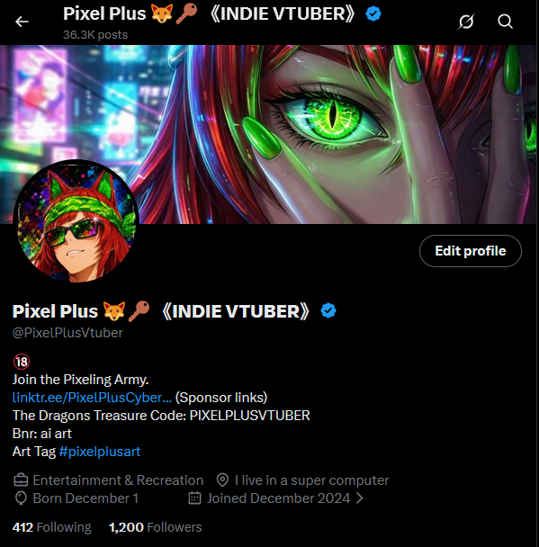 Pixel Plus 🦊🔑 《INDIE VTUBER》 tweet media