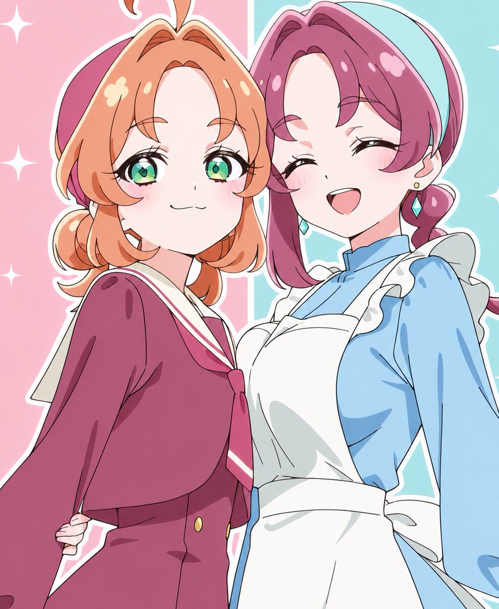 この2人好き。I love these two.我就喜欢这两位。 (@bsan53969177