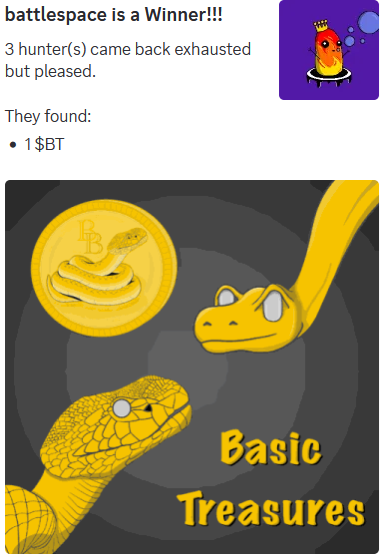 MPhobos1877's tweet photo. Won a Basic Treasure in the Basic Discord using a @Voi_Net Basic Pixel Buddy 💯❗️  Visit the Basic Discord and try your luck at finding NFT's, Tokens and 🪙Basic Treasures🪙

@AlgoNFT_Quilt #VoiGames @Belinda_algo #Voiagers @Voi_Net https://t.co/4MDCsbowYs