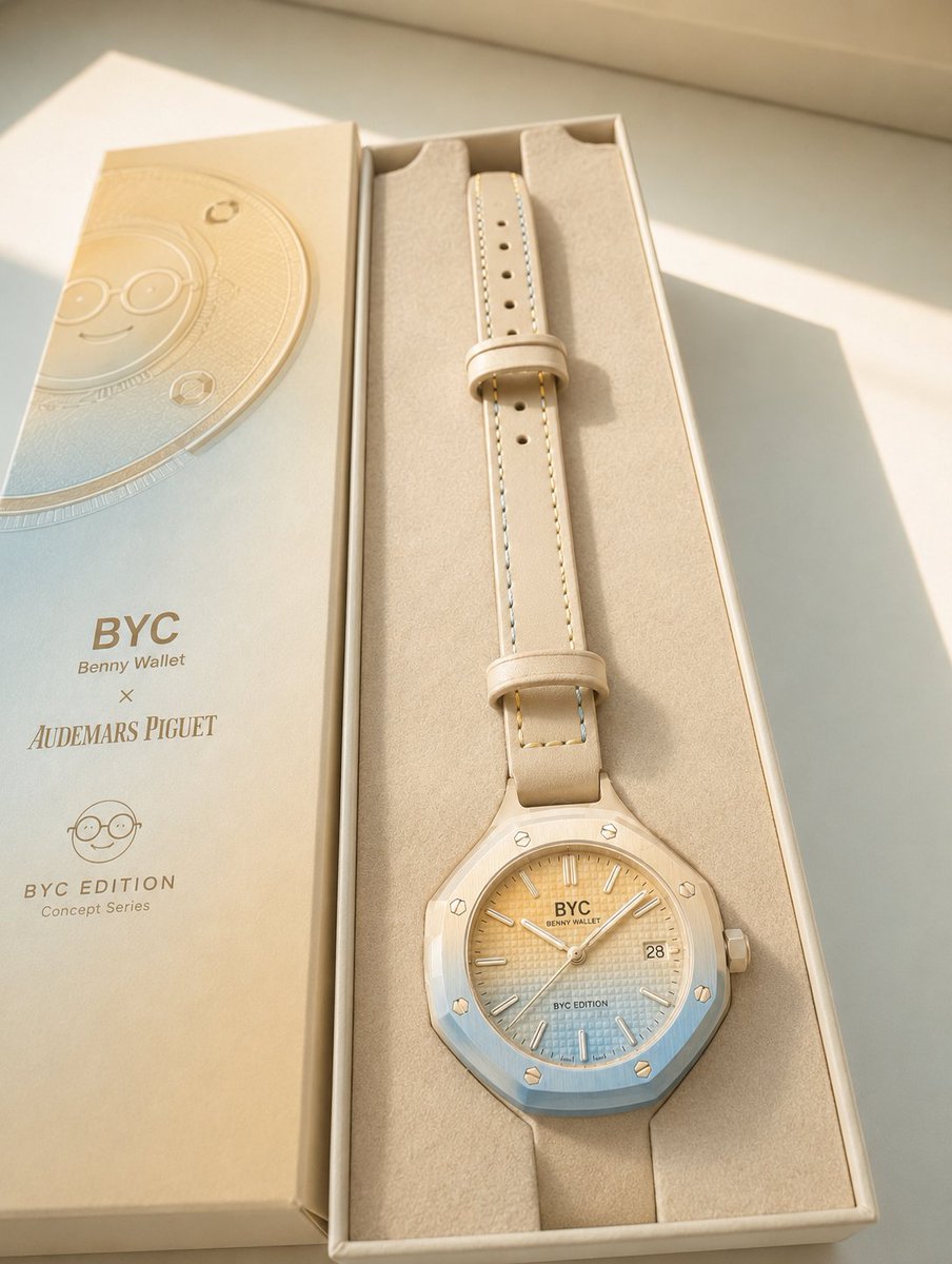 benny_wallet's tweet photo. It’s time.

BYC Edition.
Benny Wallet concept. ⌚

@solana #BYC #BennyWallet #Solana https://t.co/7h9cnLf2V6