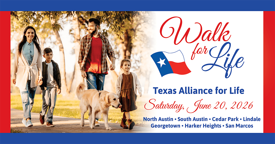 TheBridgeAustin's tweet photo. The 32nd annual Walk for Life with Texas Alliance for Life Is coming up! 🏃‍♀️💖 Help support women facing unexpected pregnancies by registering to walk or donating to a walker of your choice. 

Learn more: https://t.co/zGYC1lCRPS 

#WalkForLife #ProLife #Texas https://t.co/Hd95w3s439