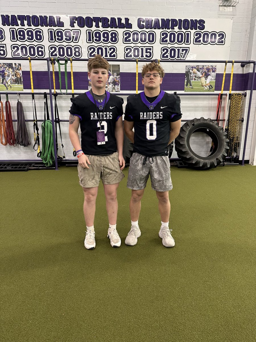 KevinBl93615800's tweet photo. Had a great visit with @MountUnionFB @danallendl @ZavierKinsey33 more to come! #agtg https://t.co/uGWcg6Gmgj