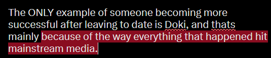 jin_mael's tweet photo. @bignothingman @dangomushi_fue Well, if you followed her as Pomu then you probably noticed how she doesn't get half as many events, sponsors and concerts as she did under Niji either so that still holds true.

character limit -- https://t.co/izgAhTZXmO