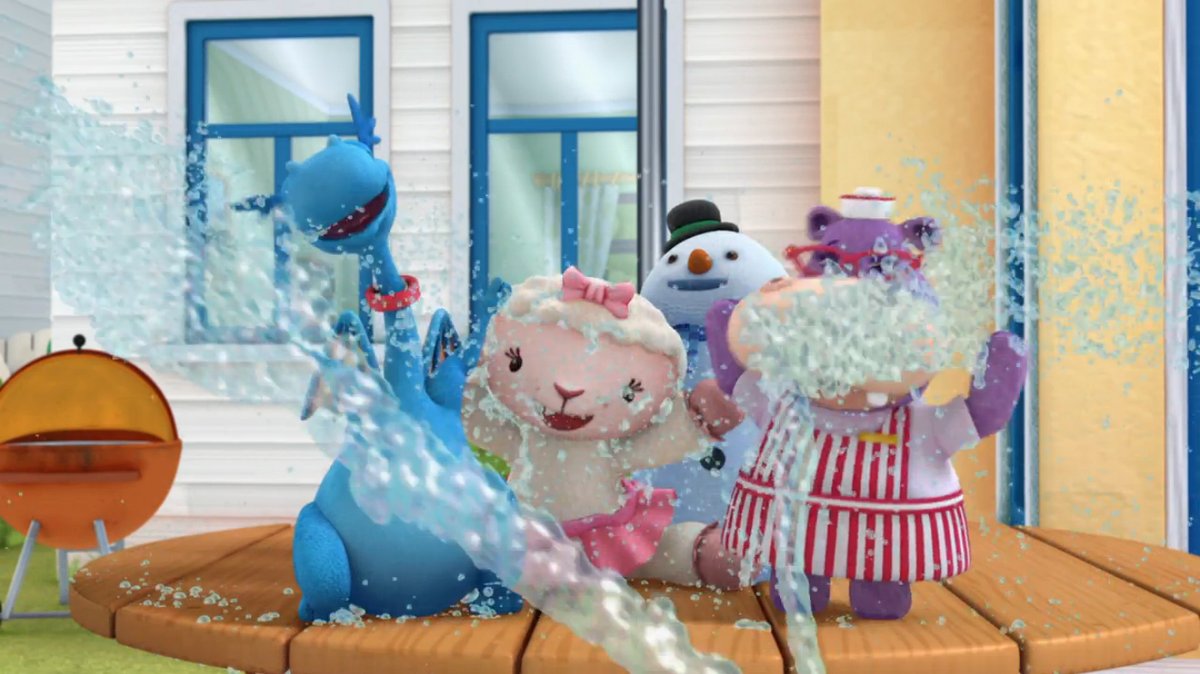 Disney_Wiki's tweet photo. Today marks the 12th anniversary of the #DocMcStuffins episode, "Spritzy Mitzi", written by Kerri Grant, after a story by Ed Valentine, storyboarded by David Frasquet and directed by Saul Blinkoff.
Spritzy Mitzi, an octopus sprinkler toy, ruptures a tentacle. https://t.co/44qwl2cIU7