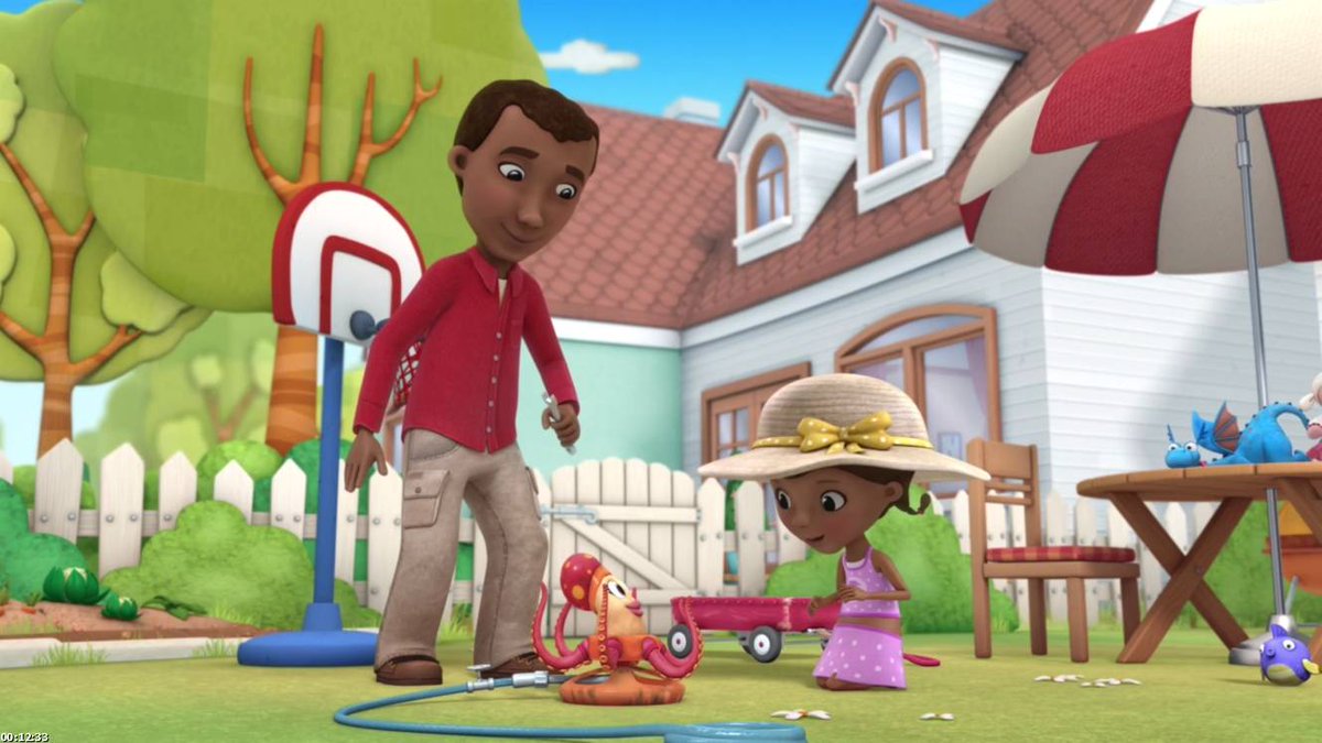 Disney_Wiki's tweet photo. Today marks the 12th anniversary of the #DocMcStuffins episode, "Spritzy Mitzi", written by Kerri Grant, after a story by Ed Valentine, storyboarded by David Frasquet and directed by Saul Blinkoff.
Spritzy Mitzi, an octopus sprinkler toy, ruptures a tentacle. https://t.co/44qwl2cIU7