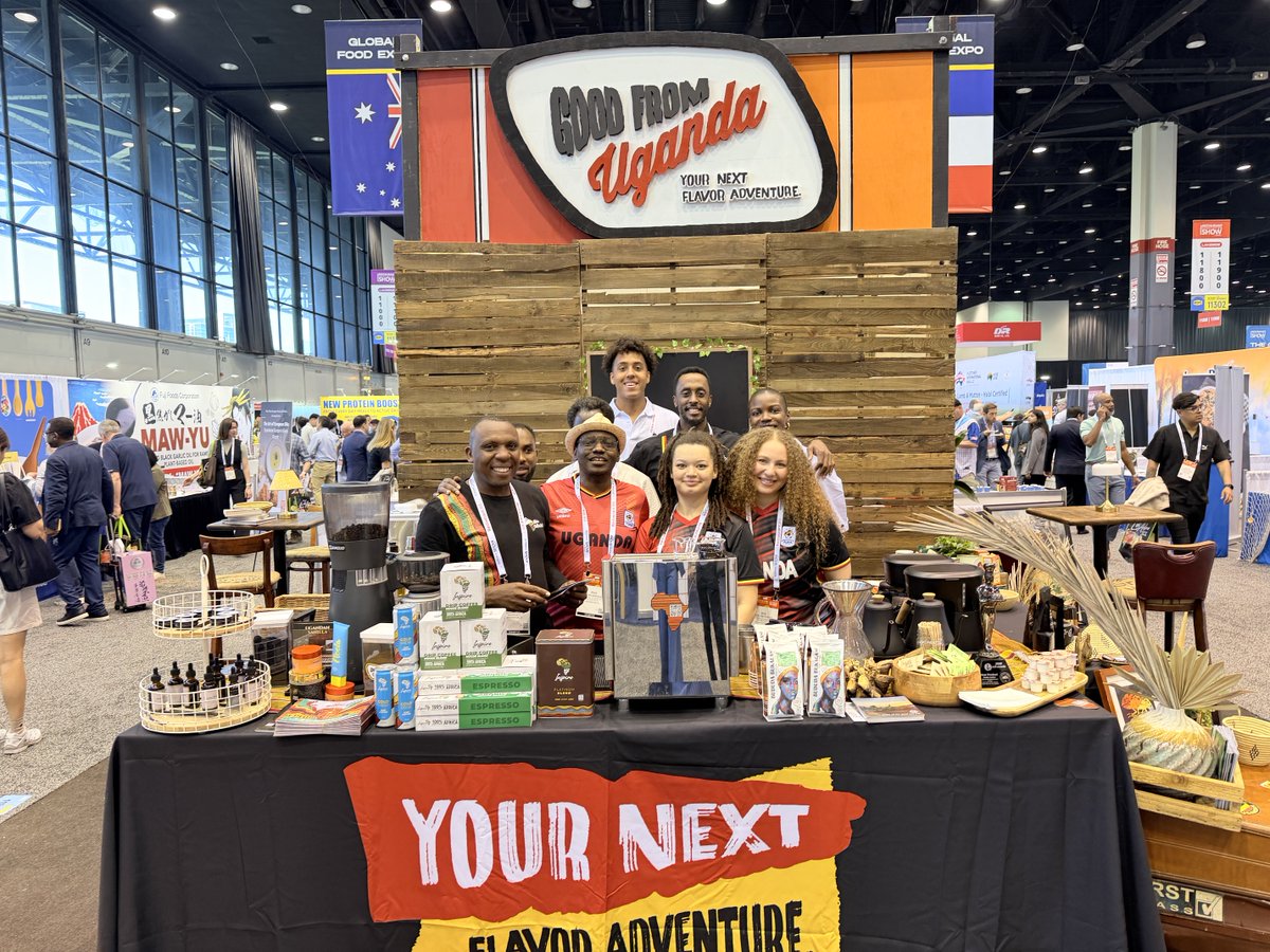 TugumeNelsonO's tweet photo. At the National Restaurant Association in Chicago onboarding the @africacoffeefest2026 participants happening at the Africa coffee park this October @thecoffeemarathonug https://t.co/ssmALkvZdP