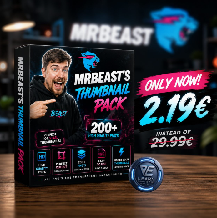 learn_vide7228's tweet photo. Comment “MrBeast” to get the pack!🚨LIMITED OFFER🚨

Get the “MRBEAST’S THUMBNAIL PACK” for only 2.19€ instead of 29.99€ 👀🔥
Inside the pack:

🎨 200+ High Quality PNG’s
⚡ Perfect for Viral Thumbnails
🔥 MrBeast Style Poses
✂️ Transparent Backgrounds
DM us or join our Discord https://t.co/PNSNSY45OI