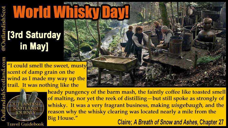 OutlandishScot's tweet photo. Here’s a #WorldWhiskyDay (May 16th, 2026) #Outlander rerun from Us; @Writer_DG #ABOSAA @WorldWhiskyDay https://t.co/1dxUPrI9iQ