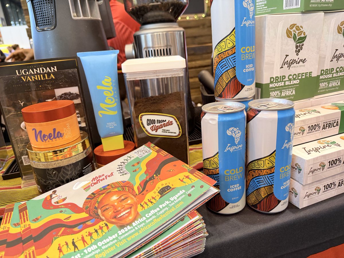 TugumeNelsonO's tweet photo. At the National Restaurant Association in Chicago onboarding the @africacoffeefest2026 participants happening at the Africa coffee park this October @thecoffeemarathonug https://t.co/ssmALkvZdP