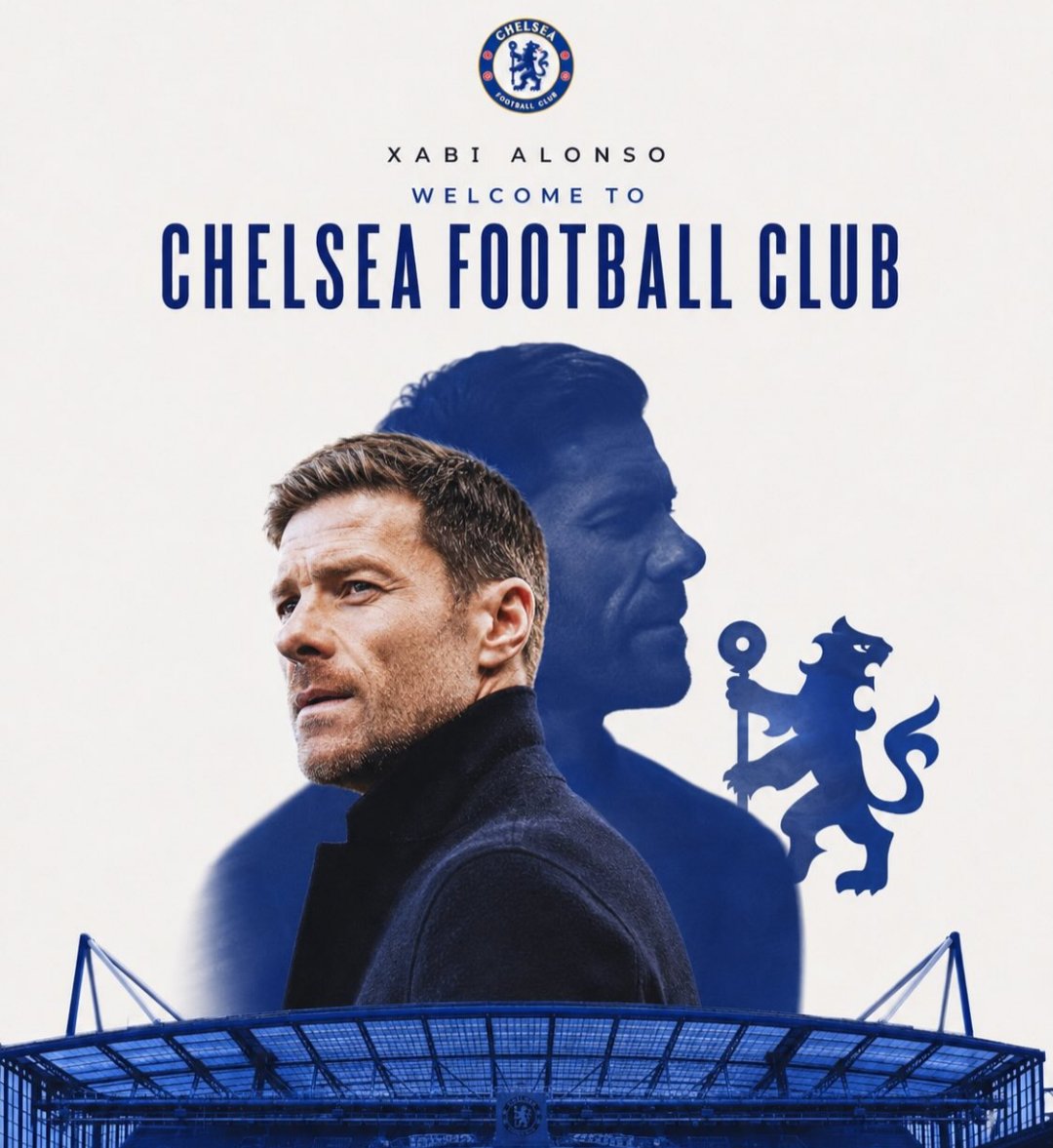 Chelsea_ChileFC's tweet photo. OFICIAL 🚨🚨

Xabi Alonso es el nuevo técnico del Chelsea 🔥

Conociendo a la directiva, nos vemos en 4 meses anunciando al nuevo DT 🚬 https://t.co/udMEvr5VHQ