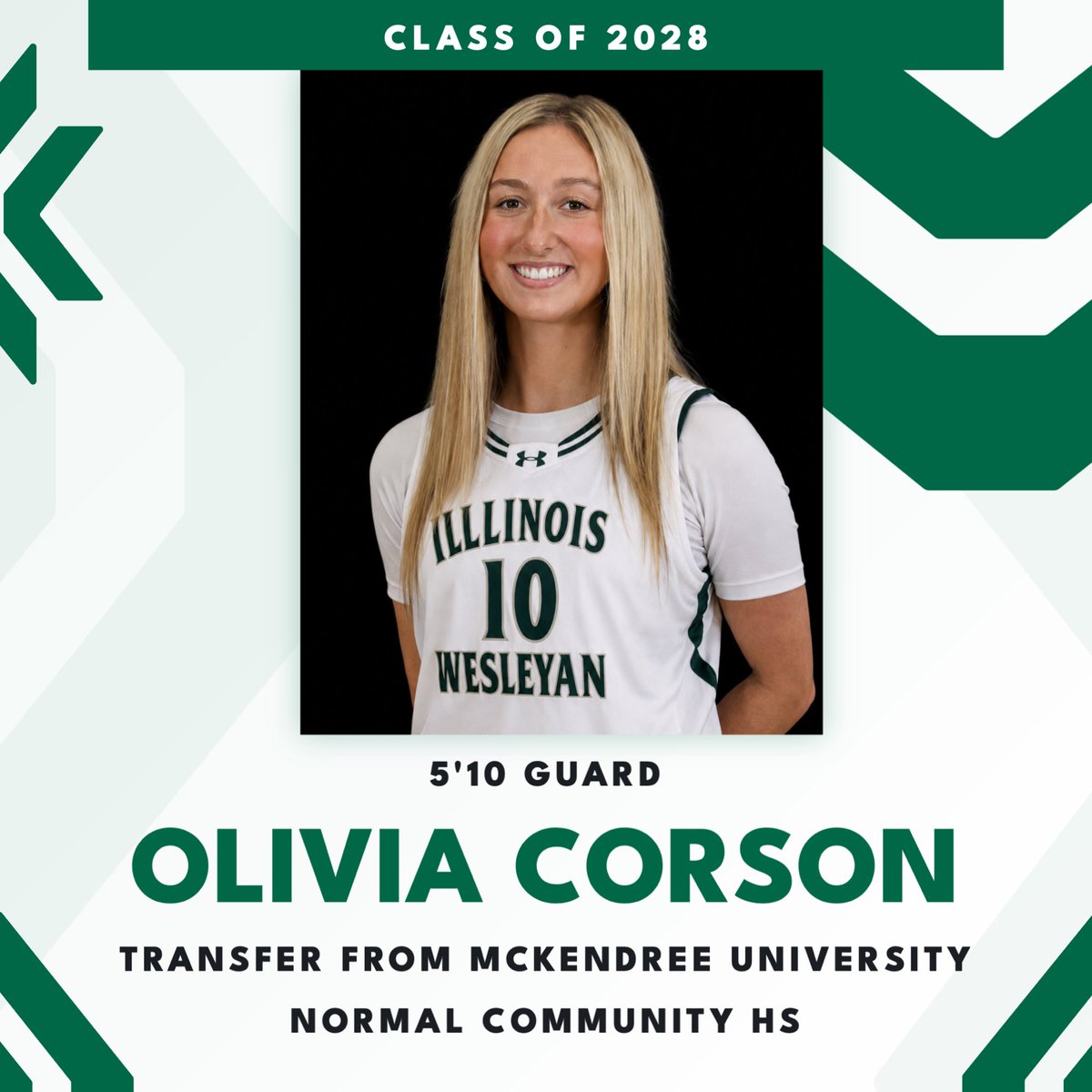 IWUWomensBball's tweet photo. Next up, welcome #10 Olivia Corson to the Titan WBB family!💚 https://t.co/pPgfbxCmD8