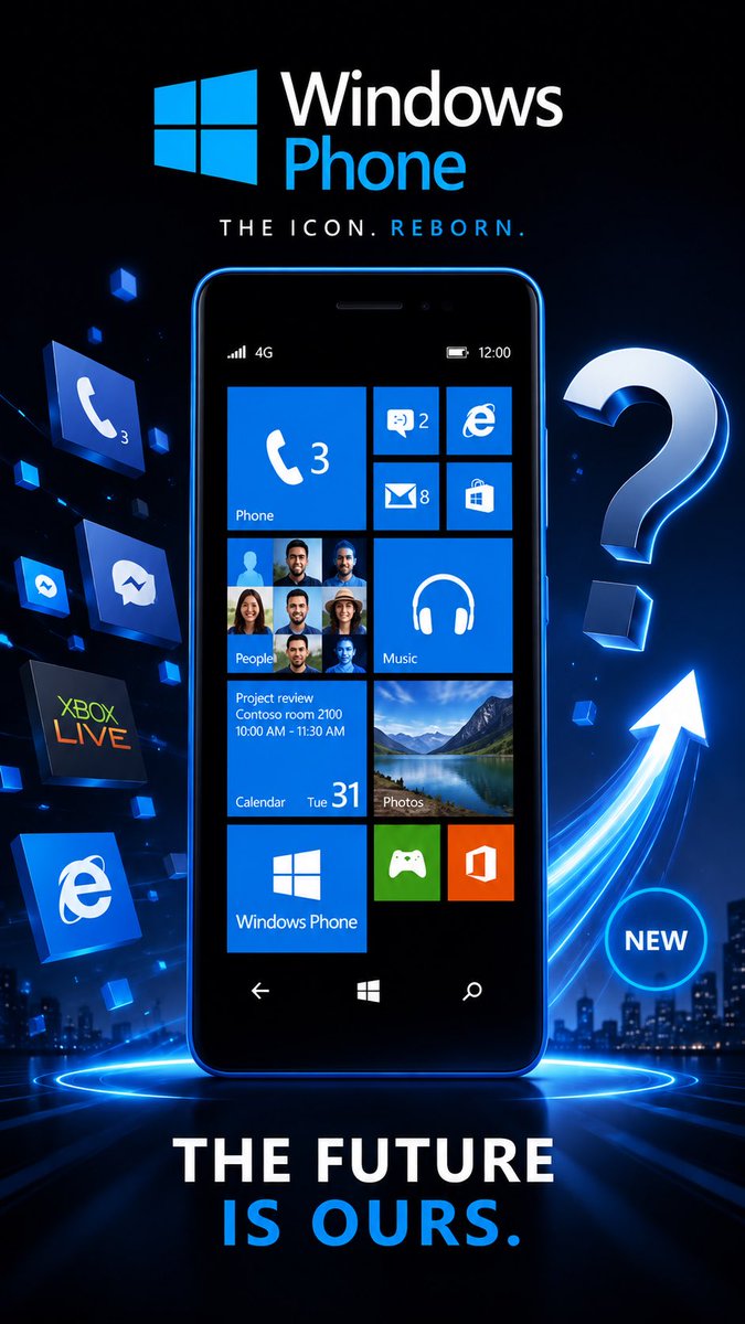 61778Jose's tweet photo. 🚨 4,696 people already signed to bring back Windows Phone 📱💙

The community never gave up.  
@Microsoft @Nokia — do you see this? 👀

🔁 Share  
💬 Tag a friend  
📢 Make noise

👇 Sign the petition:
https://t.co/carLF2ryWF

#WindowsPhone #BringItBack #Microsoft #Nokia #apple https://t.co/BZQy1ItLs5
