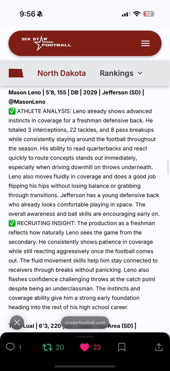 Mason Leno tweet media