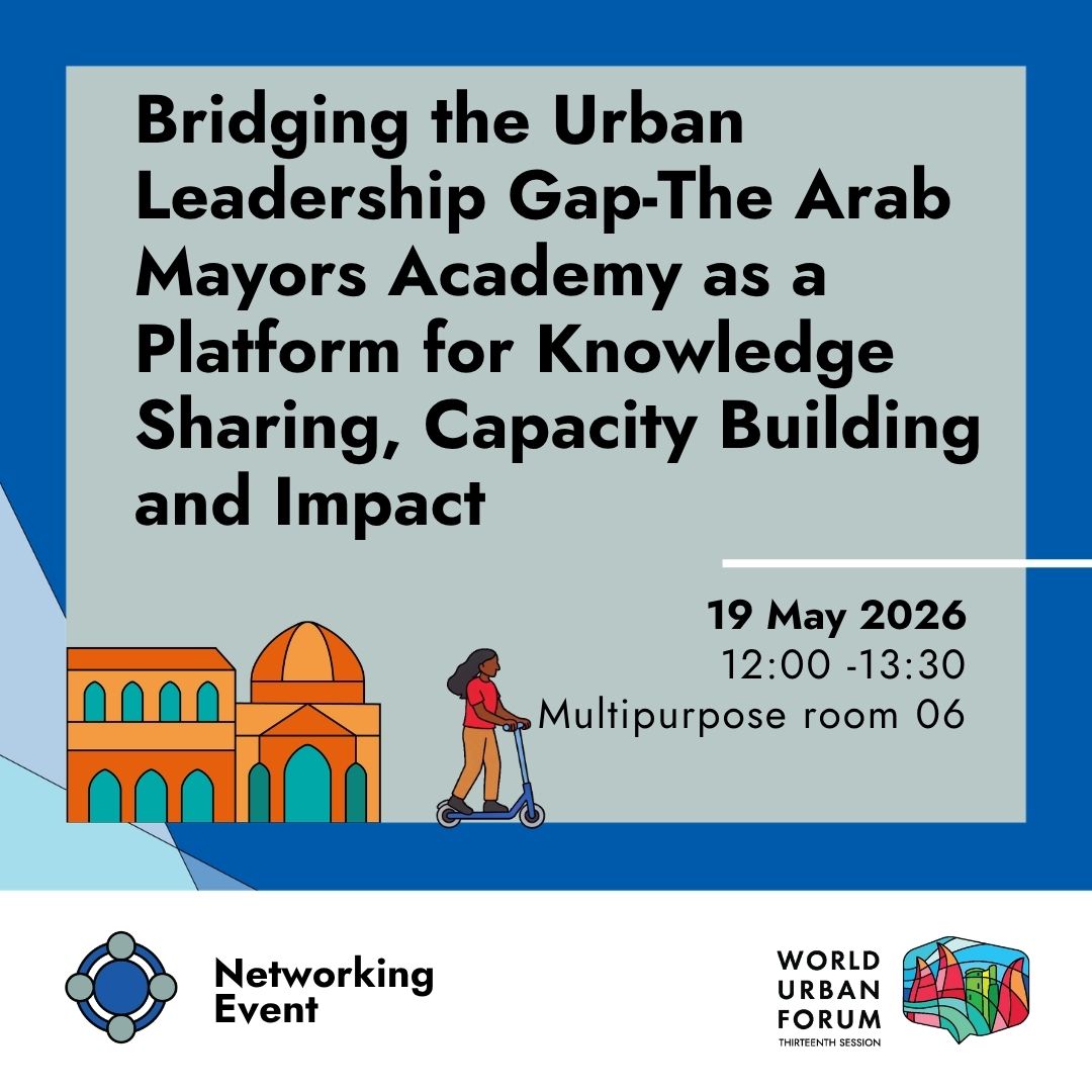 OfApla's tweet photo. ▶️ APLA will participate in the World Urban Forum 13 through a series of sessions, networking events, and international dialogues highlighting the role of Palestinian local governments in sustainable urban development, resilience, decentralized cooperation, and SDG localization.✨
📍 🌐  Meet us at #WUF13 in Baku, Azerbaijan.

🔸 Networking Event: When Housing Brings Cities Together: Local Cooperation in Practice.
- Speaker: Mr. Abdallah Anati, APLAs Executive Director.
https://t.co/pstrkiahDT

🔹  Networking Event: Addressing Internal Displacement in Devastated Cities- Should Housing and Service Provision Take Centre Stage.
- Speaker: Mr. Abdallah Anati, APLAs Executive Director.
https://t.co/erMsQnO37K

🔸 Networking Event: Bridging the Urban Leadership Gap – The Arab Mayors Academy as a Platform for Knowledge Sharing, Capacity Building and Impact.
- Speaker: Mr. Abdulkarim Zubaidi, APLAs President.
https://t.co/dpi3bqlUNX

🔹 Assembly: Local Leadership Shaping a Renewed Multilateralism
- Speaker: Mr. Abdulkarim Zubaidi, APLAs President.
https://t.co/oY4CKIGUXp

🔸 Networking Event: Bankable BRT Planning: Partner Matchmaking to Bridge the Delivery Gap (Ramallah and Al-Bireh, Palestine).
- Moderator: Mr. Ahmed Jaber, Ph.D, Senior Projects Officer at APLA.
https://t.co/tV0ycPZVq8

🔹 SDGs in Action: From Integrated Planning to Action- Project Platforms as a Tool for Decentralized Cooperation and SDGs Localization.
- Speaker: Mr. Ahmed Jaber, Ph.D, Senior Projects Officer.
https://t.co/xMCbtSugPc

🔸 WUF Campus: Localising the SDGs in Built Environment Education.
- Speaker: Mr. Ahmed Jaber, Ph.D, Senior Projects Officer at APLA.
https://t.co/dSz103NBWR

🔹 Voices from Cities: From Rubble to Resilience – Housing as the Backbone of Urban Recovery in Protracted Crises.
- Moderator: Mrs. Ohood Enaia, Programs and Policies Manager at APLA.
https://t.co/K5dUvYMQW2

We look forward to seeing you there and to connecting with you. 🤝

#WUF13 #APLA #Palestine #LocalGovernments #SDGs #UrbanDevelopment #Housing #DecentralizedCooperation #Municipalities #Resilience #Cities