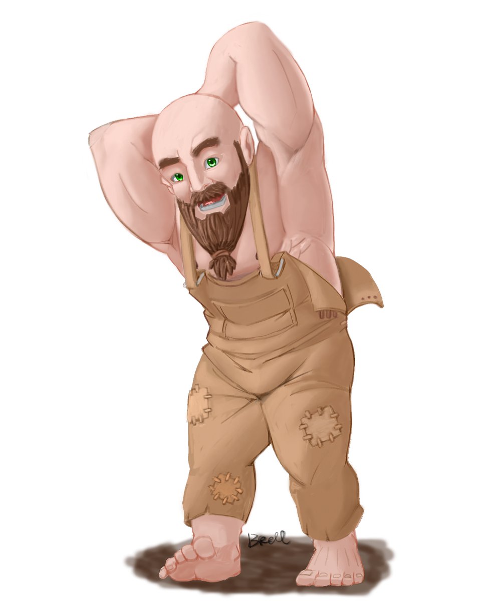 BrellSerilis's tweet photo. stretching
#dwarf #stretching #overalls #beard #patches #muscular https://t.co/xJpvjFbEZt