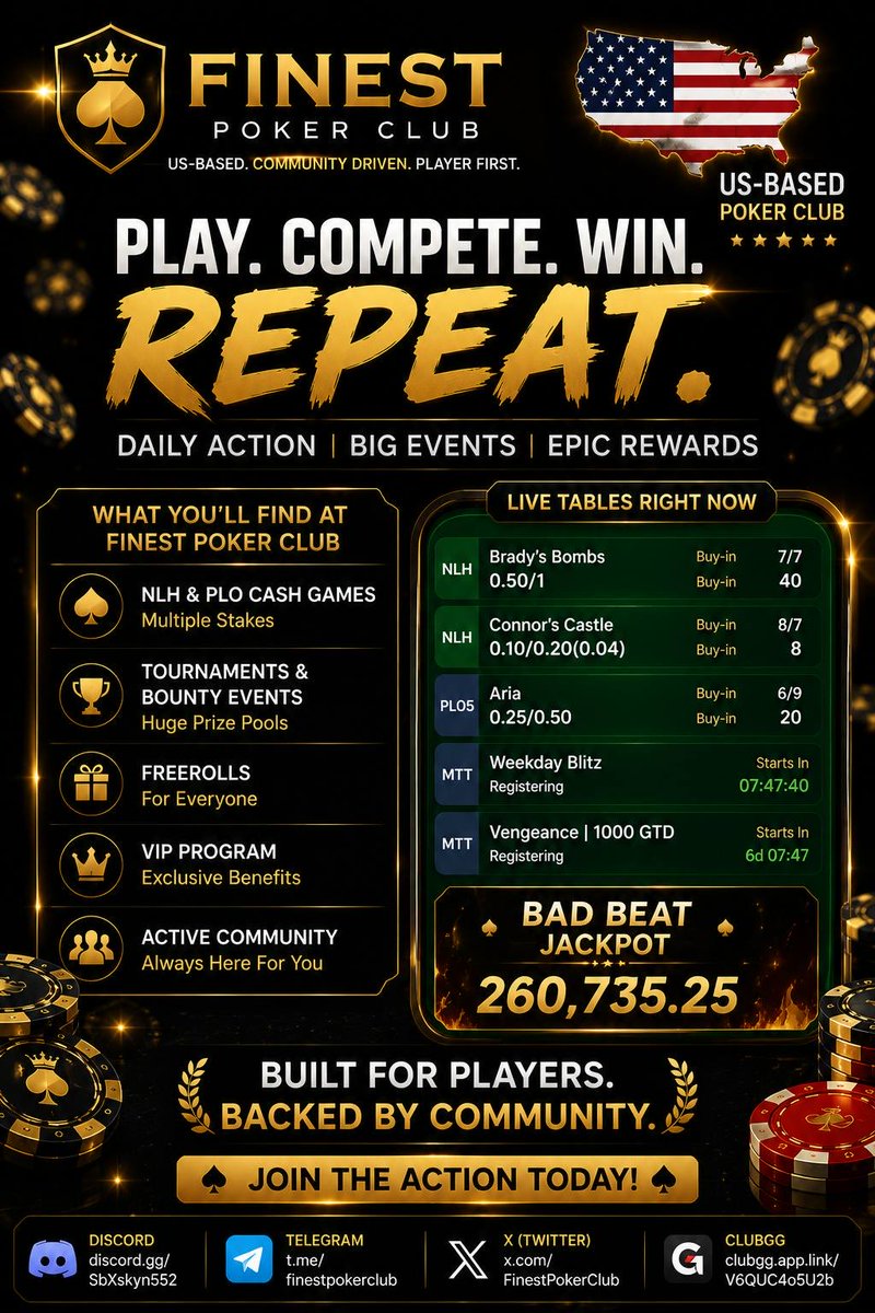 Finest Poker tweet media