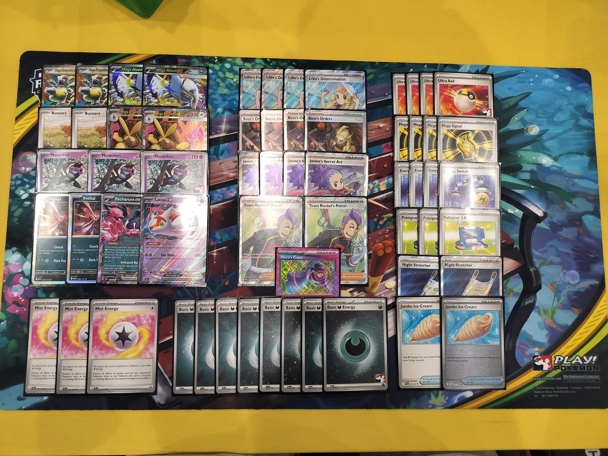 RuneTCG's tweet photo. 2-4-2 at Utrecht regionals. Super cool and fun list from @VicvdgTCG ! Thought we found a good pult counter, but my skill issue said otherwise. Super complicated deck! At the end my head was hurting sooo much (as you can see😅)
But in genral i learned a lot and enjoyed the event! https://t.co/R5YEkjJJAw