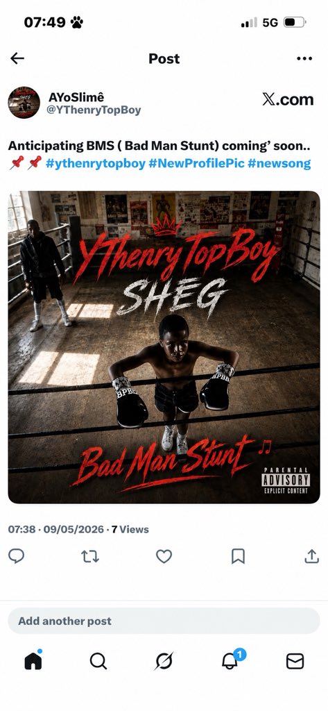 YThenryTopboy's tweet photo. Get a new episode of YT comin’ up BMS “BAD MAN STUNT” https://t.co/nuhXrUnLfn