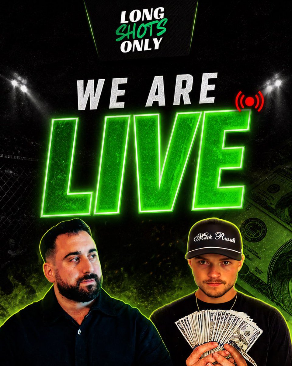 LongShotsshow's tweet photo. WE ARE LIVE!

Join Here! 👇

https://t.co/XEHlbFdVzF https://t.co/irNgyDYEPe