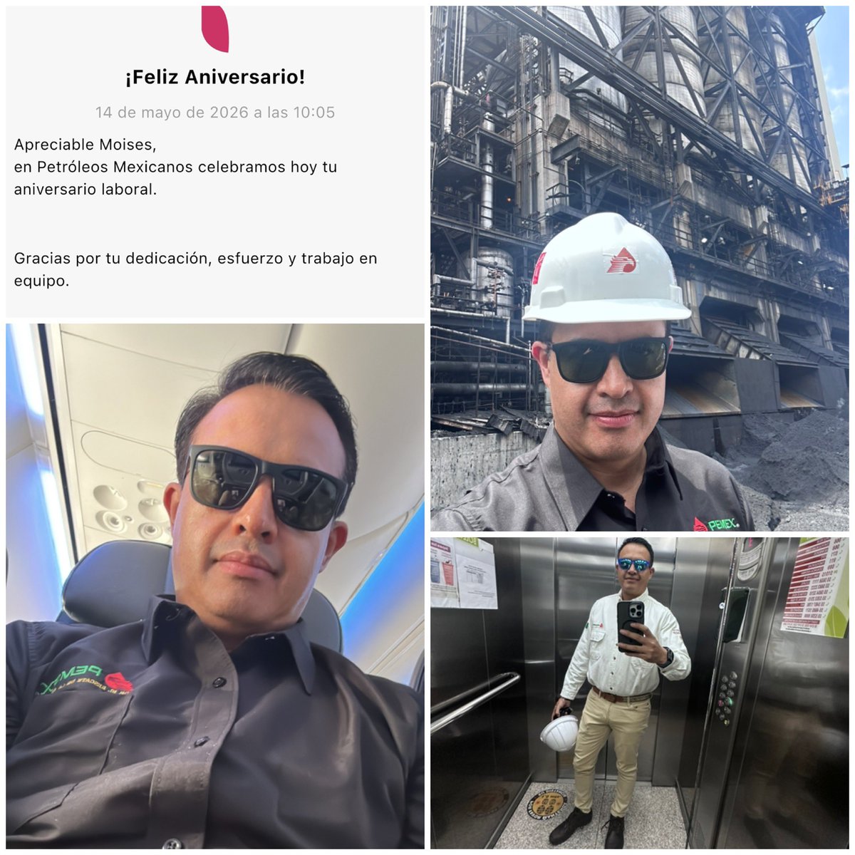 MoisesScargot06's tweet photo. #unomas Un año más de petrolero!! Ya son 8!! A seguir creciendo Moi!!! https://t.co/aMGjFzOEi8
