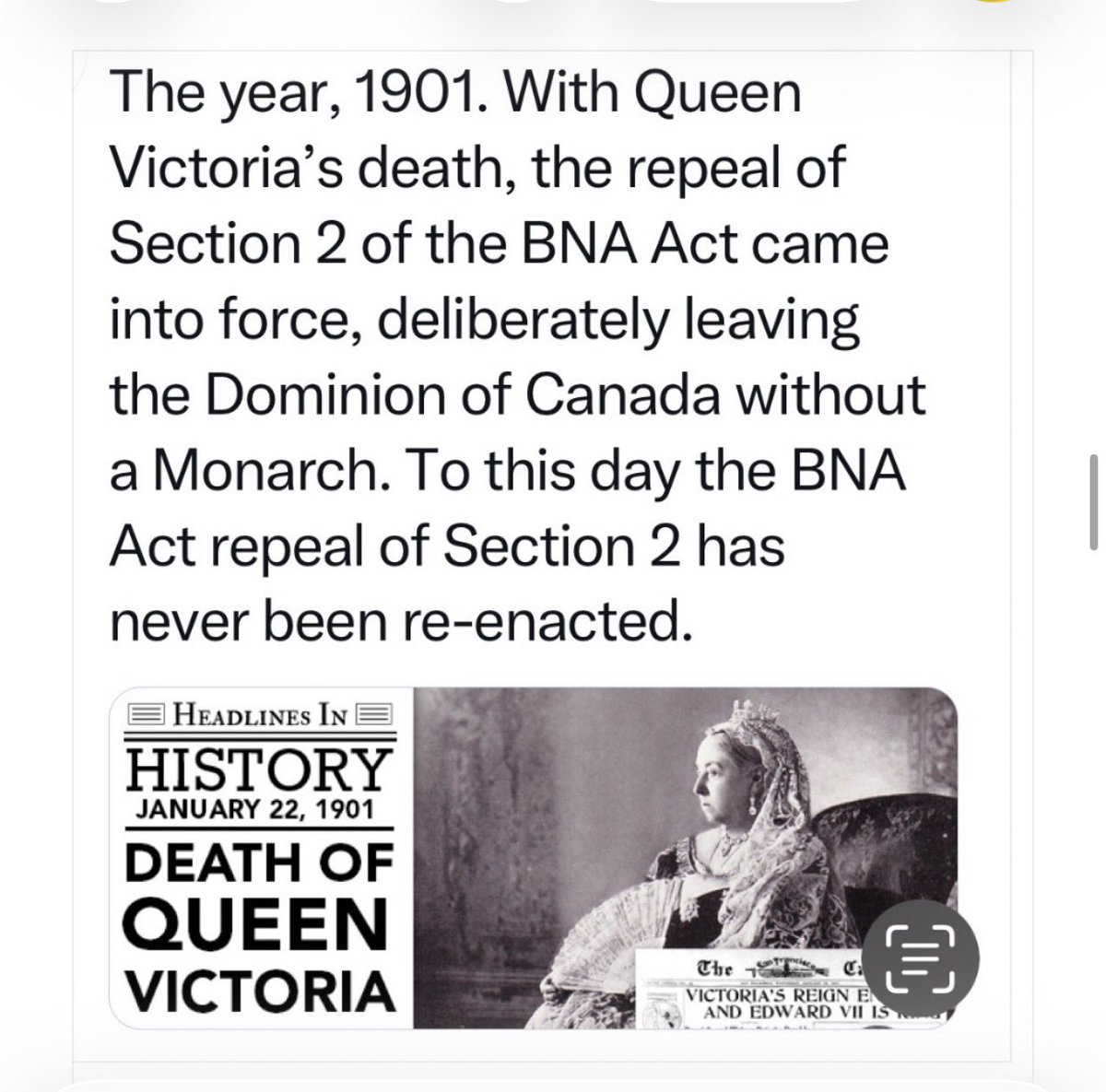 HanyaToderoff's tweet photo. 🔔🔨 Canada was exploited, used and abused by corrupt colonial rulers who sought to accumulate great wealth at the expense of the settlers. 

The 1931 Statute of Westminster reminded “the settlers” of their rights & freedoms. 

“On December 11th, 1931 the Statute of Westminster, signed by King George V came into force. By this Statute the King abdicated his sovereign power, transferring it to the people, giving them and the colonies their independence, once again, from Britain & the British Monarchy.” 

Canada was again freed from the last vestiges of colonial rule. Freed from “Imperial Authority & the “British Monarchy” having no lawful authority over/or within “Canada” and no lawful authority over any of the inhabitants of any of the provinces.”

The 1931 Statute of Westminster affirmed Queen Victoria’s Declaration -  in her will in 1901 - setting 5 colonies free and ending all ties to Britain & the Monarchy.

That meant the people had the sovereign right to affirm their independence and create a constitution and then decide if they wanted to confederate. 

The 1931 Statute of Westminster once again ended the role of the Governor General and the Lieutenant Governor since the provinces were declared independent & sovereign. 

It was politicians that decided to maintain the ruse but without any approval from Britain. 

The PM in Canada appoints his “Governor General” who serves him. He writes her “throne speech” which outlines his political agenda for the next four years.  

At no time does the GG have any communication with any monarch except if she wants a vacation in  Britain our expense. 

Like the Privy Council - the GG serves no real purpose except to promote the false appearance of being ruled by “pomp & circumstance”. A fake king. A fake throne speech announcing the goals of a fake PM. 

No king owns the land in Canada. Crown land is public land - provincial & federal land. 

The Constitution of 1982 was a fake document promoting the fake concept of Canada deciding to become a constitutional monarchy. 

When did Canadians ratify the Constitution? When was the public referendum held? What input did the people have when Pierre Trudeau decided to do a “cut and paste” from the BNA Act 1867 - another huge deception. 

Quebec refused to sign the Constitution 1982 and never confederated. The people still need to affirm their independence even though Stephen Harper passed a motion in 2006 affirming that Quebec is an independent nation getting the highest amount - billions in equalization payments. 

Our voices don’t matter and politicians do as they please. The Laurentian Elite Corporate Oligarchs provide great rewards.  Kickbacks & paybacks matter. 

The crime syndicate in Ottawa has never served the people.