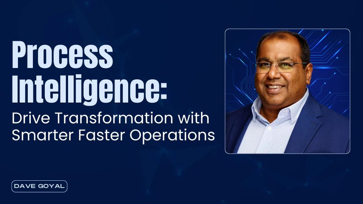thinkaicorp's tweet photo. By combining process mining task mining and AI-driven analytics, Process intelligence enables organizations to see, measure and continuously improve how their operations truly run, enabling transformation grounded in reality rather than guesswork. 
https://t.co/lHzi9G0I1T https://t.co/x0p9ClYxeR
