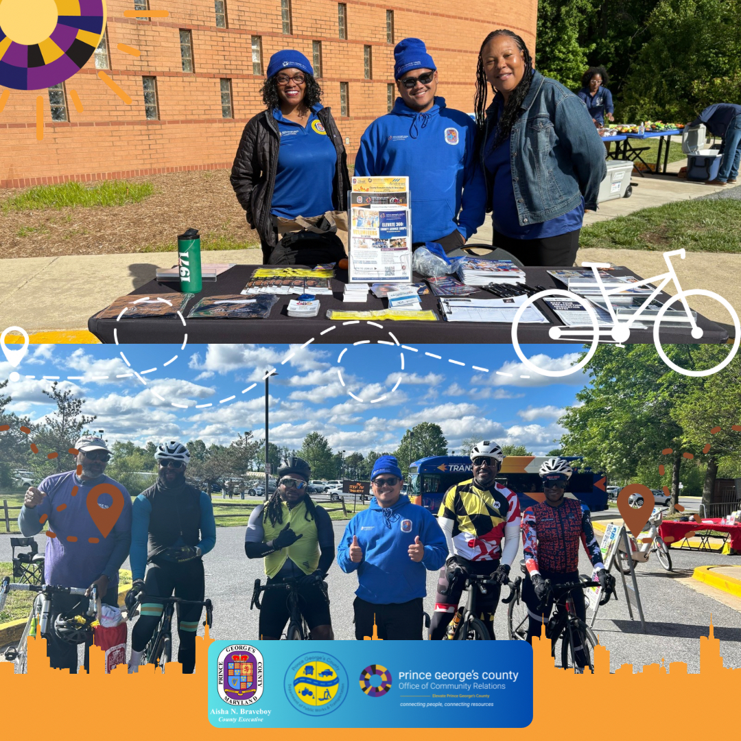 PGCCommunity's tweet photo. Pedaling toward healthier communities and greener transportation 🚴🏾‍♀️🌱 OCR partnered with DPW&amp;T for Bike to Work Day to encourage wellness, sustainability, and connected communities across Prince George’s County. #BikeToWorkDay #ElevatePGC https://t.co/bia8iKPNiS