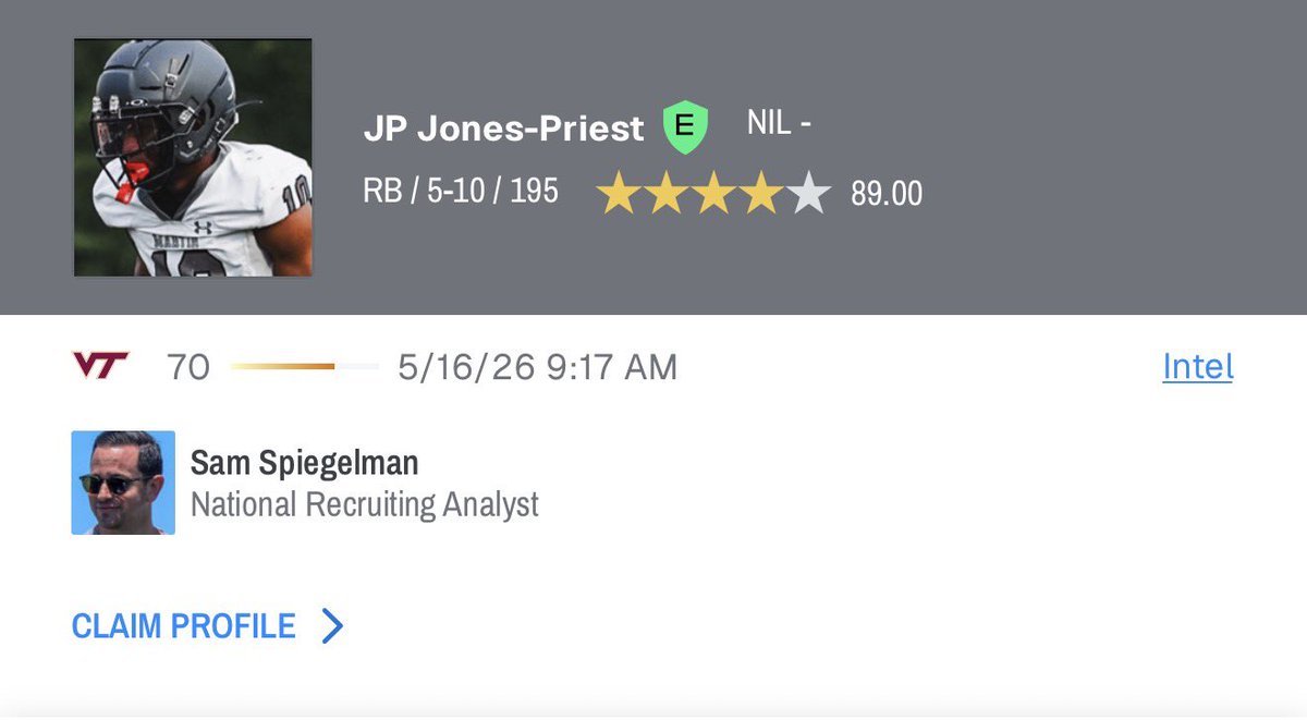 JagerHokie's tweet photo. James Franklin is absolutely on fire https://t.co/An7G4WoORx