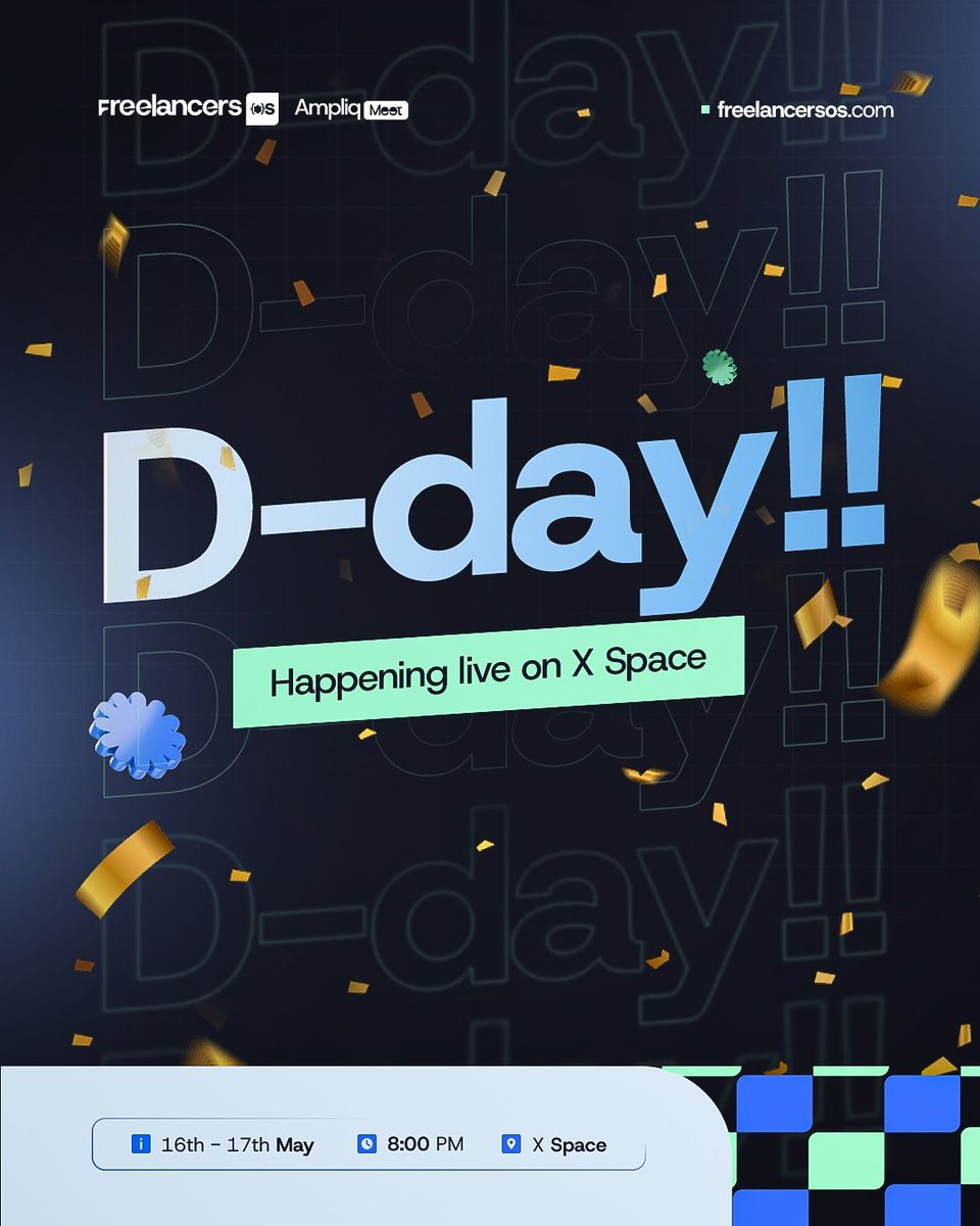 freelancers_os's tweet photo. TODAY IS THE DAY.🔥

FreelancersOS officially begins today.

3,000+ freelancers.
One room.
Real conversations around freelancing, growth, clients, positioning, execution, and consistent income.

Tonight, we install the OS 🤝

8PM.
See you inside. https://t.co/2RrMkduy3A