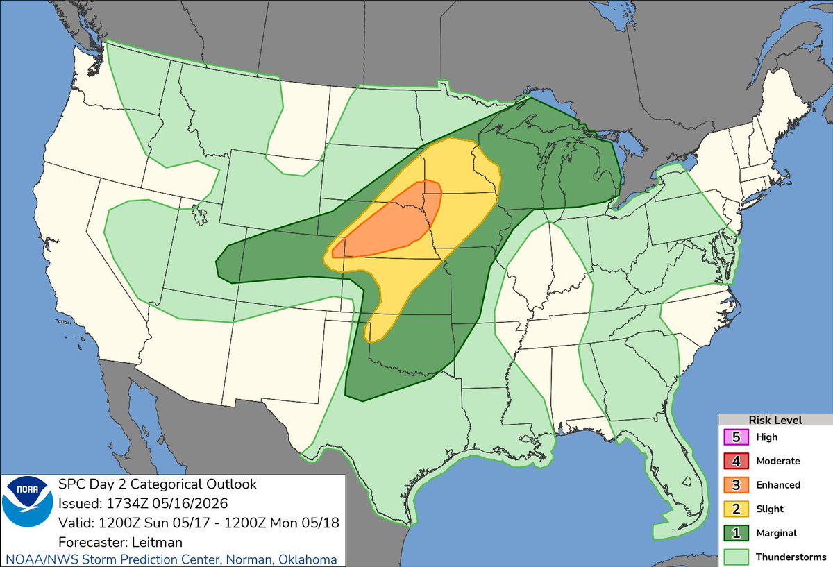 NWS Storm Prediction Center tweet media