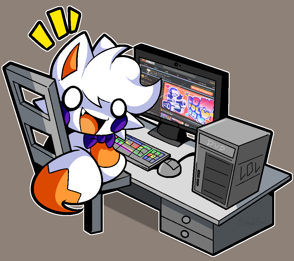 MalachiMoet's tweet photo. Lolbit would LOVE Newgrounds!
#Lolbit #FiveNightsAtFrickbears3 https://t.co/BGbmFbWTnA
