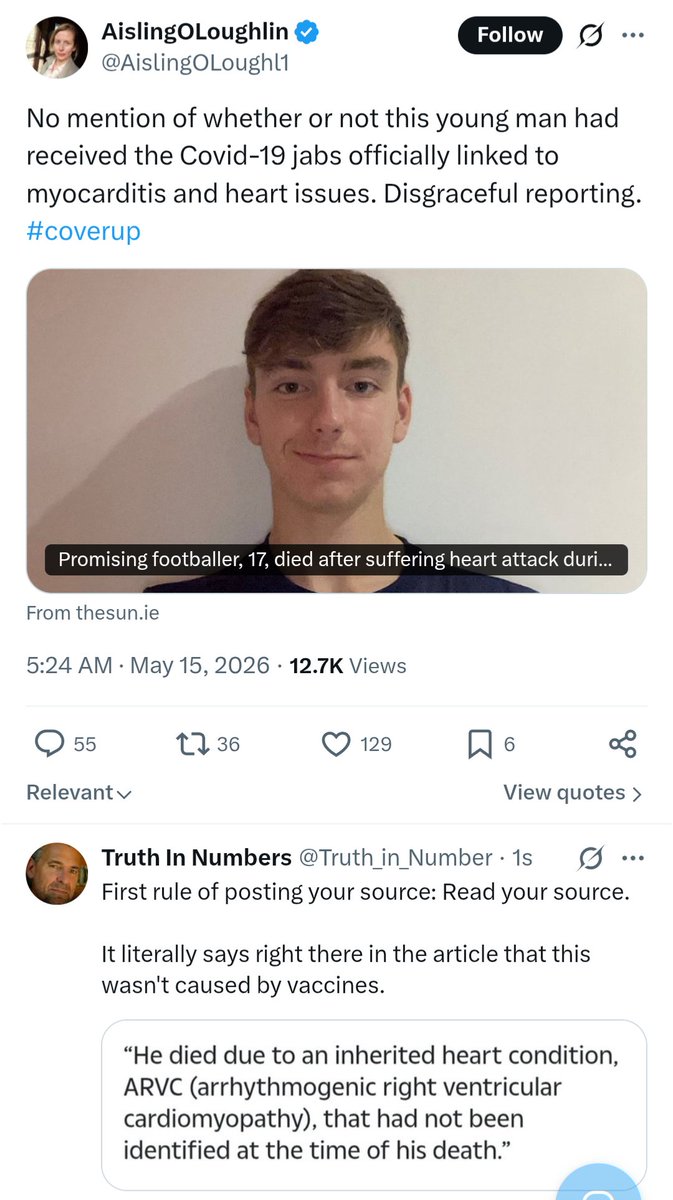 Truth In Numbers tweet media