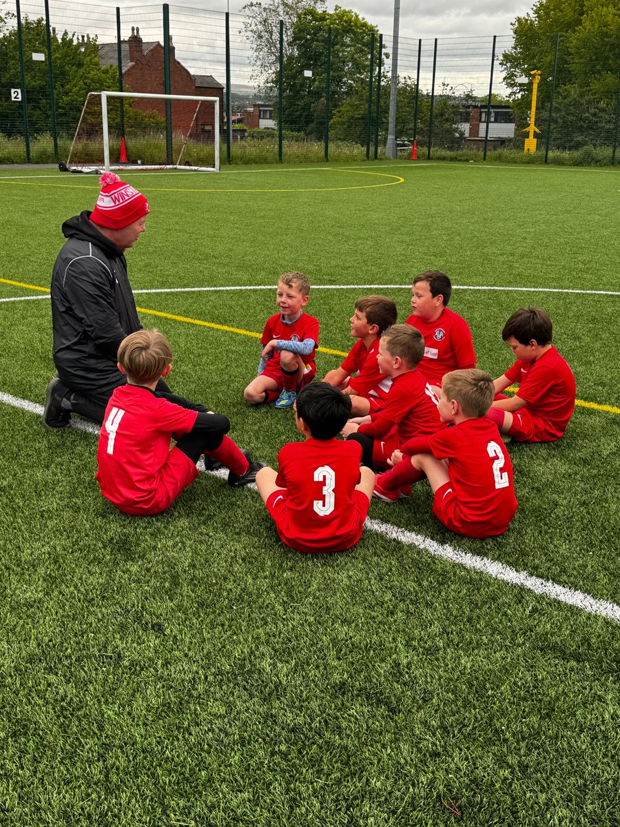 NickoH's tweet photo. Another season ends. Great progress for our u7's. Bobby man of the match in our final game in an 8-5 win. Up the Winny @RADCaTLtd ❤️ https://t.co/8QfNtFHIhQ