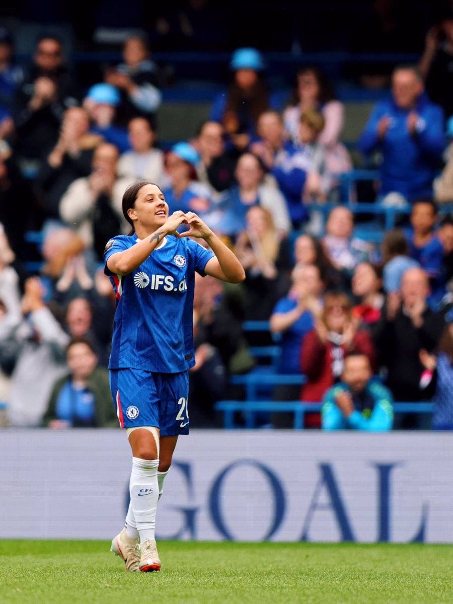 vsrsus's tweet photo. Samantha May Kerr. Thank you for everything. Five-time league winner, three-time League Cup lifter. Community Shield yielder. Two-time Golden boot earner. WSL Player of the Season receiver. Don’t cry because it’s over, smile because it happened. https://t.co/TeIxA8w4dF