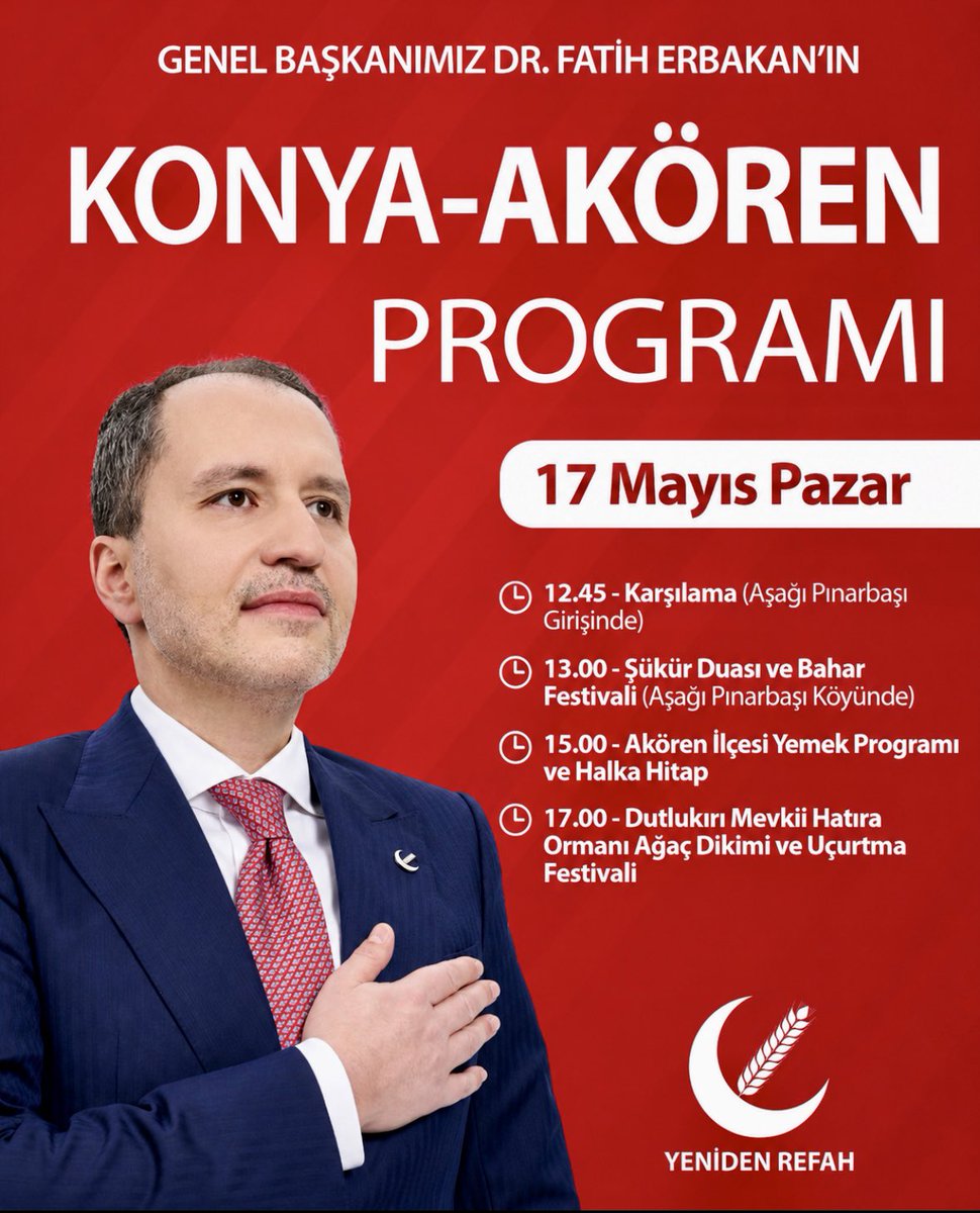 Yeniden Refah Partisi tweet media
