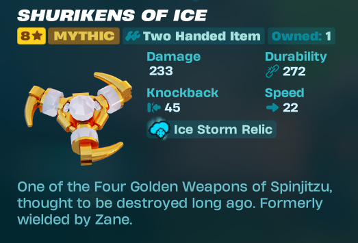 goopybitz's tweet photo. Shurikens of Ice!!!!!! https://t.co/tU4H3aET5C