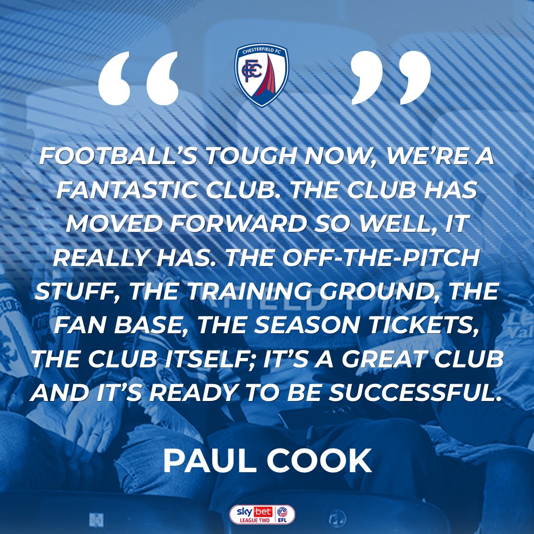 Chesterfield FC tweet media