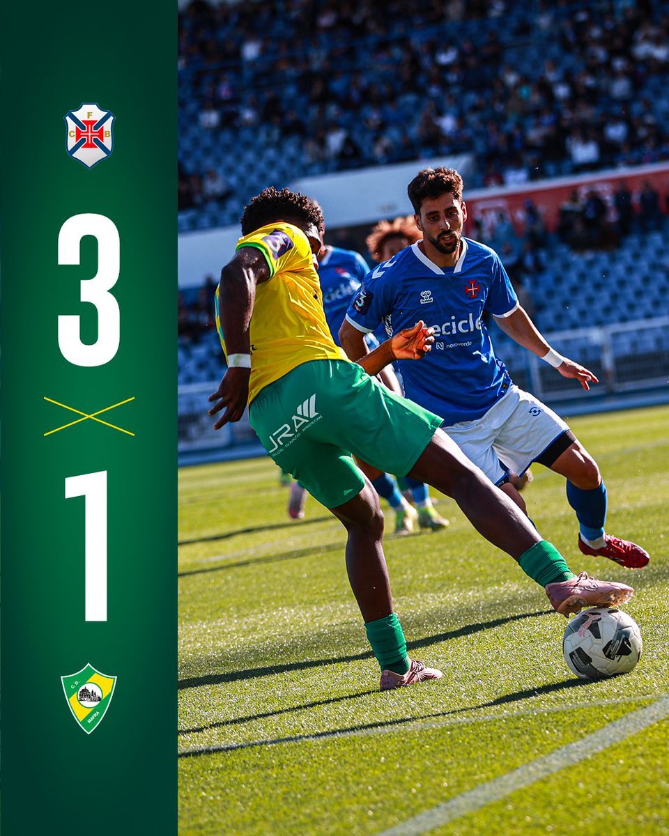 cdmafra's tweet photo. ⚽️ 𝗥𝗘𝗦𝗨𝗟𝗧𝗔𝗗𝗢 𝗙𝗜𝗡𝗔𝗟 | #Liga3

#ConventoAoPeito https://t.co/0sGuquF28V