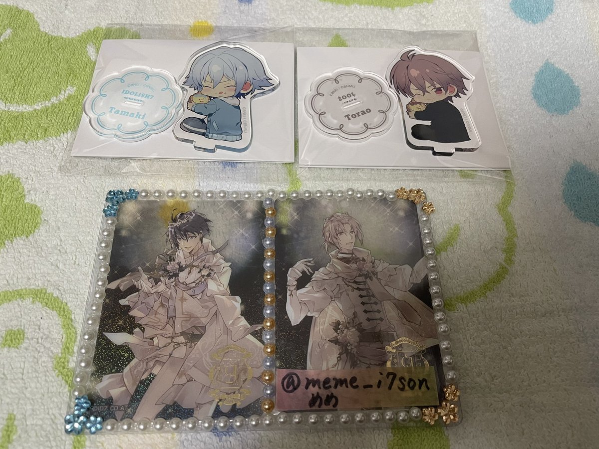meme_i7son's tweet photo. 【交換】アイドリッシュセブン アイナナ かぷりっこ ほおばる アクリルスタンド アクスタ
譲▶︎▶︎環、虎於

求▶︎▶︎一織、巳波(各1ずつ)

纏めての方優先
郵送交換

検索からでもお気軽にお声掛け下さい。 https://t.co/1ukHSUTZ9P